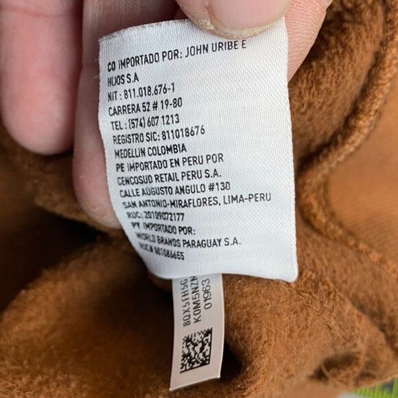 American Eagle Men's Hoodie Large Sweatshirt With Front Pocket & Sewn on Letteri - Picture 10 of 11